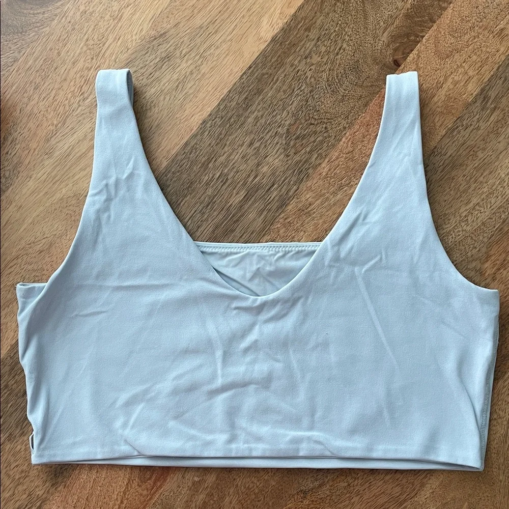 Lululemon Bend This Scoop and Square Bra - L/XL - Light Blue - Picture 2 of 4